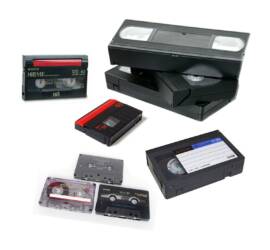 Presnemavanje kaset - vhs, vhs-c, hi8, minidv, audio